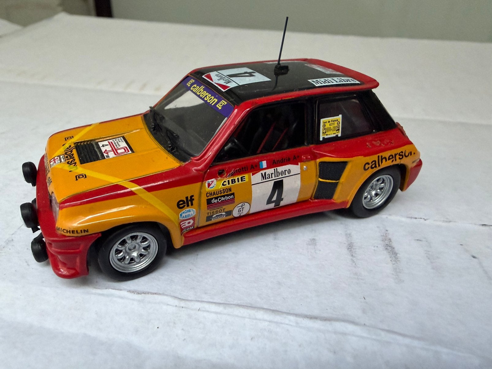 Renault R5 Maxi Turbo 1/43, Ophalen of Verzenden, Zo goed als nieuw
