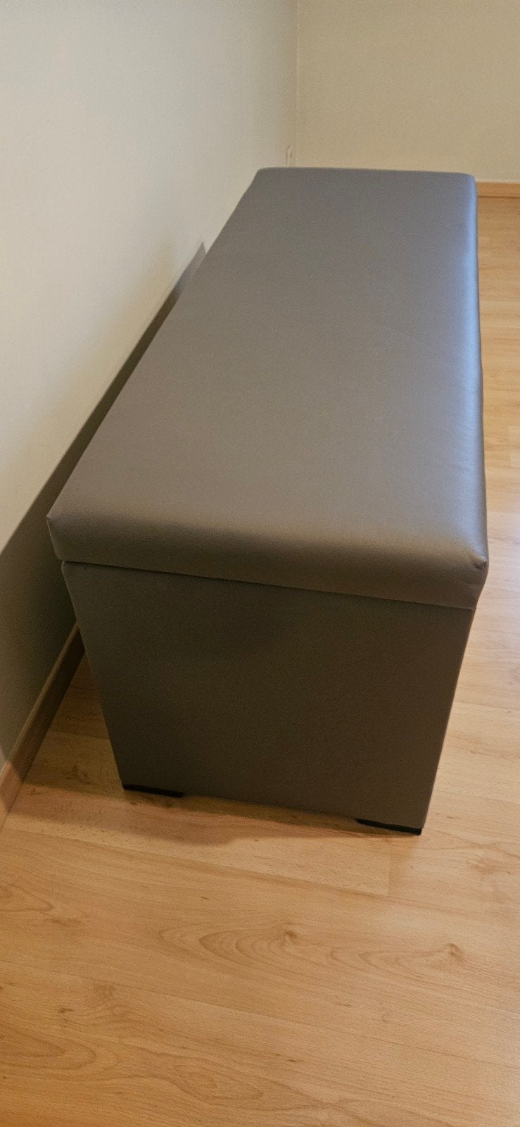 Dekenkist lederlook afwerking, Huis en Inrichting, Ophalen, Zo goed als nieuw, Overige materialen