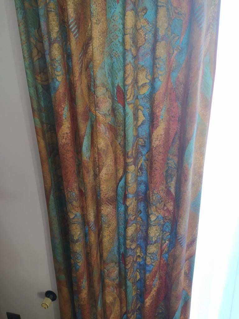 Draperieen of overgordijnen in zeer warme stof en mooi desig, Huis en Inrichting, Ophalen