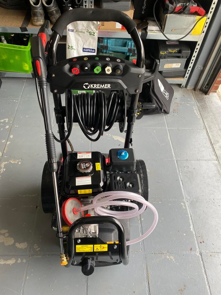 Hogedruk op benzine motor, Tuin en Terras, Hogedrukreinigers, Ophalen, Nieuw, Benzine