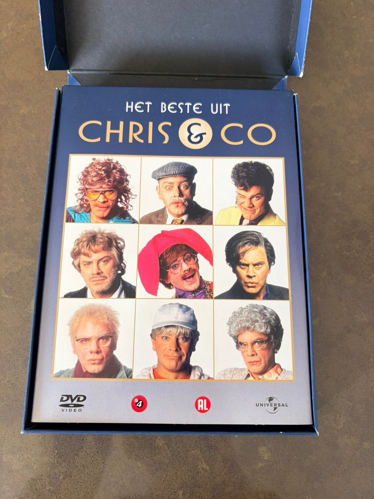 4 DVD box Het Beste uit Chris & Co, Inclusief doosje, Overige genres, Zo goed als nieuw, Vanaf 6 jaar