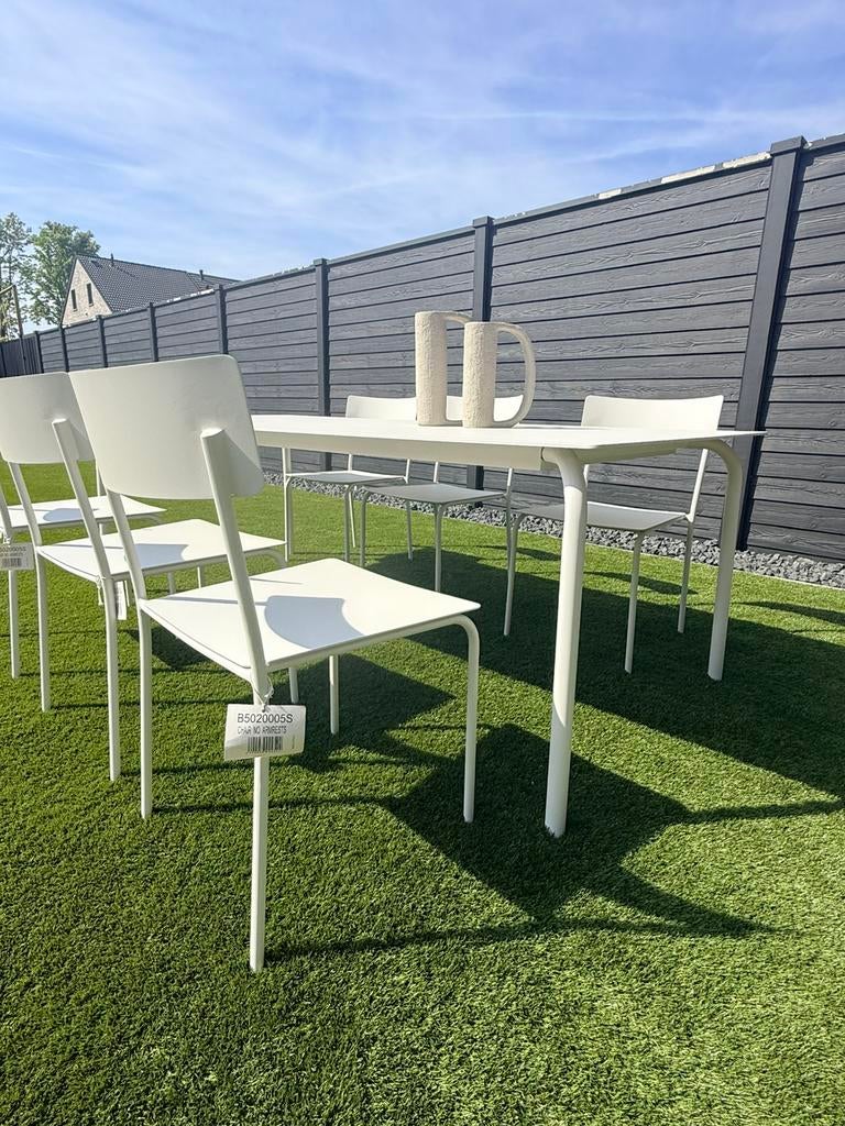 August Vincent van Duysen tuinset NIEUW tafel en 6 stoelen, Ophalen, Nieuw