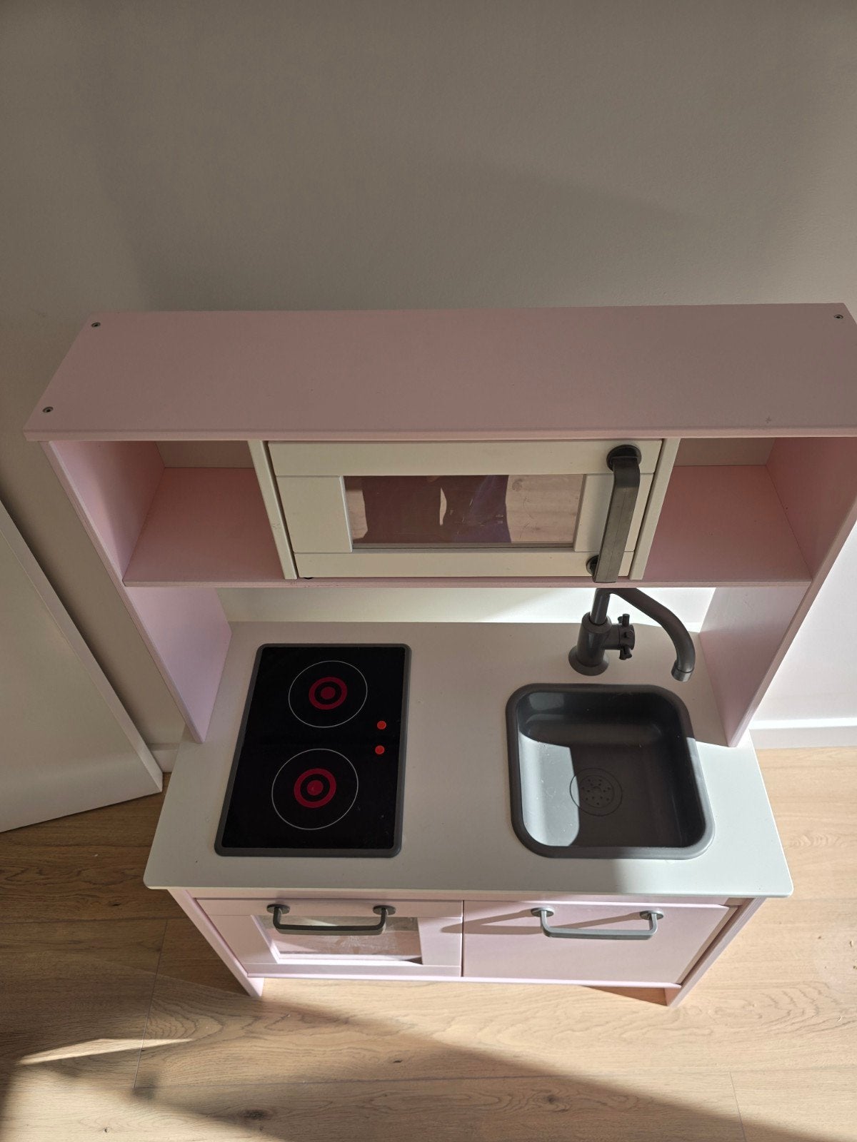 Cuisine pour enfant en bois IKEA Duktig - Rose pastel / Blan, Enlèvement, Bois