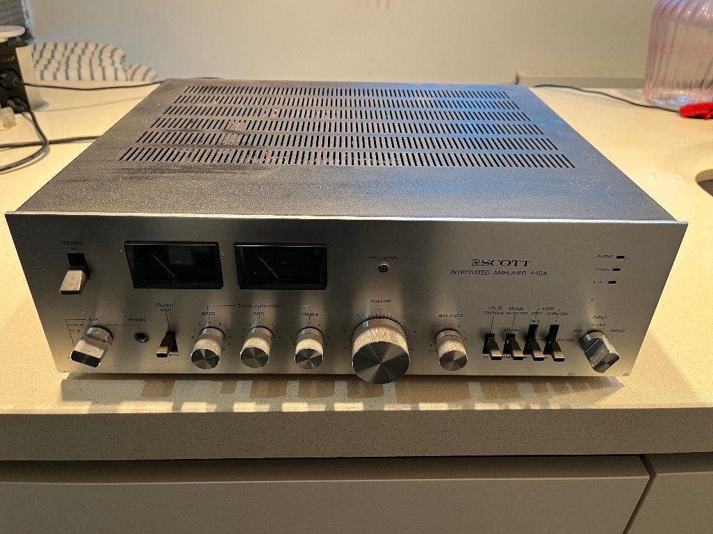 Amplificateur Hi-Fi Scott 440A, TV, Hi-fi & Vidéo, Enlèvement ou Envoi, Utilisé