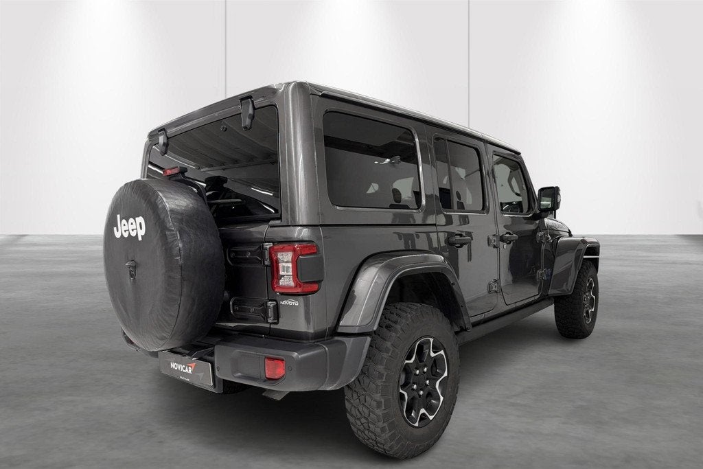 Jeep Wrangler Unlimited 2.0 4xe PHEV 380hp 4WD AT8 Rubicon, Auto's, Automaat, Automatische klimaatregeling, Stof, Gebruikt