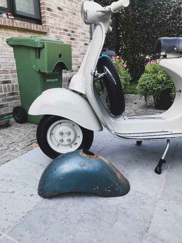 Vespa spatbord / mudguard patina, Ophalen of Verzenden, Gebruikt