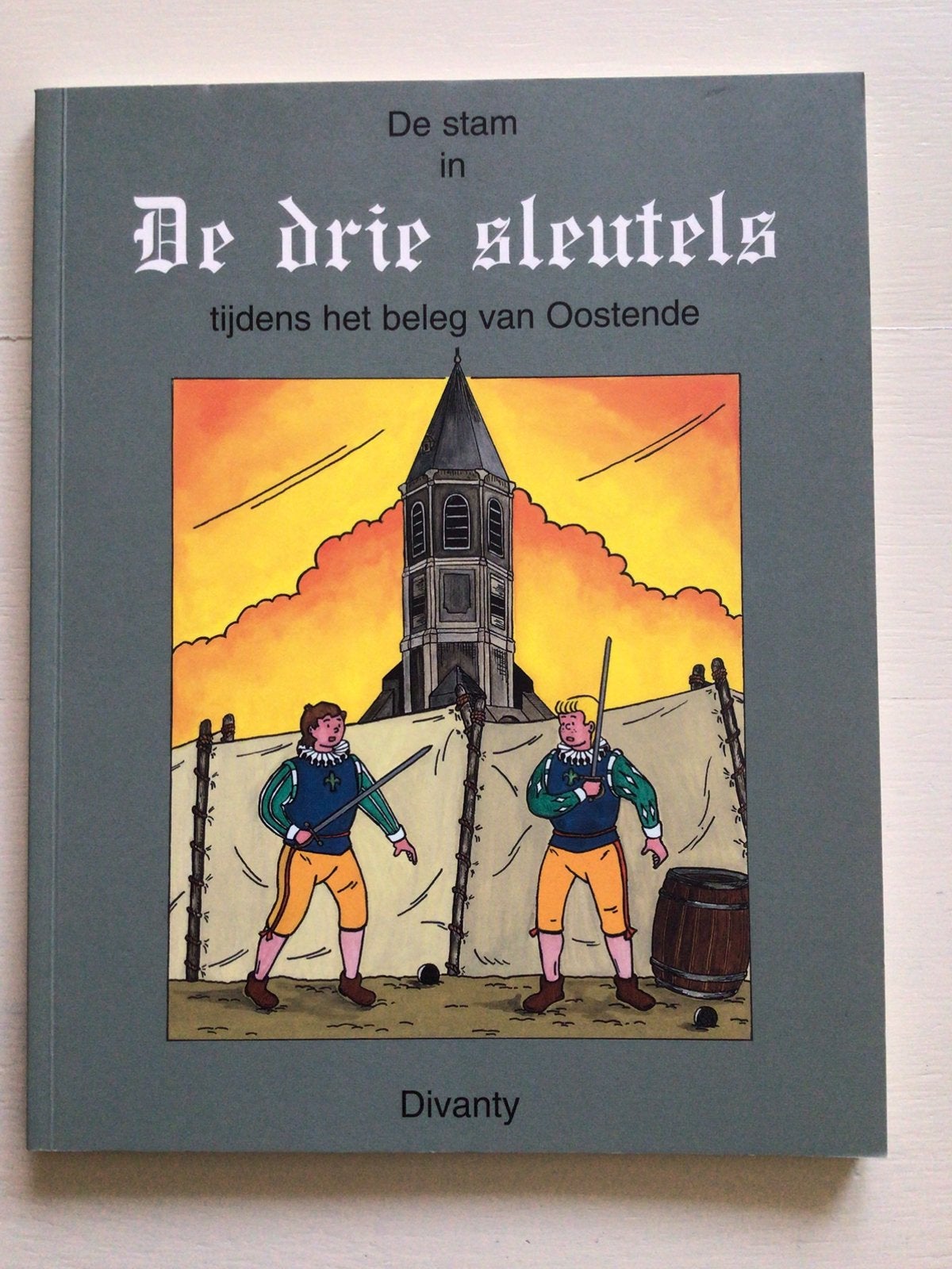 De drie sleutels tijdens het beleg van oostende, gesigneerd, Boeken, Stripverhalen, Ophalen of Verzenden, Zo goed als nieuw