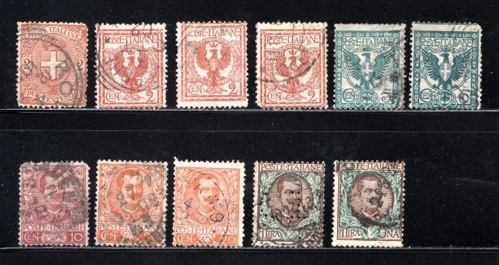 ITALIE Lot 1891 estampillé, Envoi, Affranchi