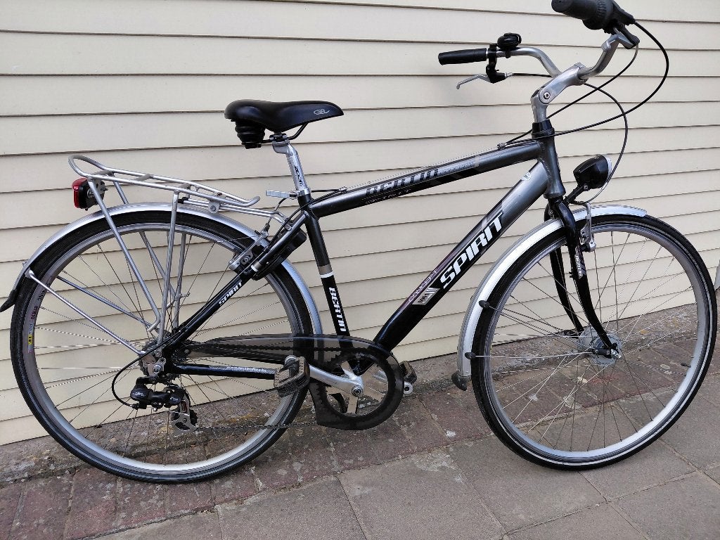 Herenfiets Bertin, Fietsen en Brommers, Velgrem, Versnellingen, Minder dan 49 cm, Zo goed als nieuw