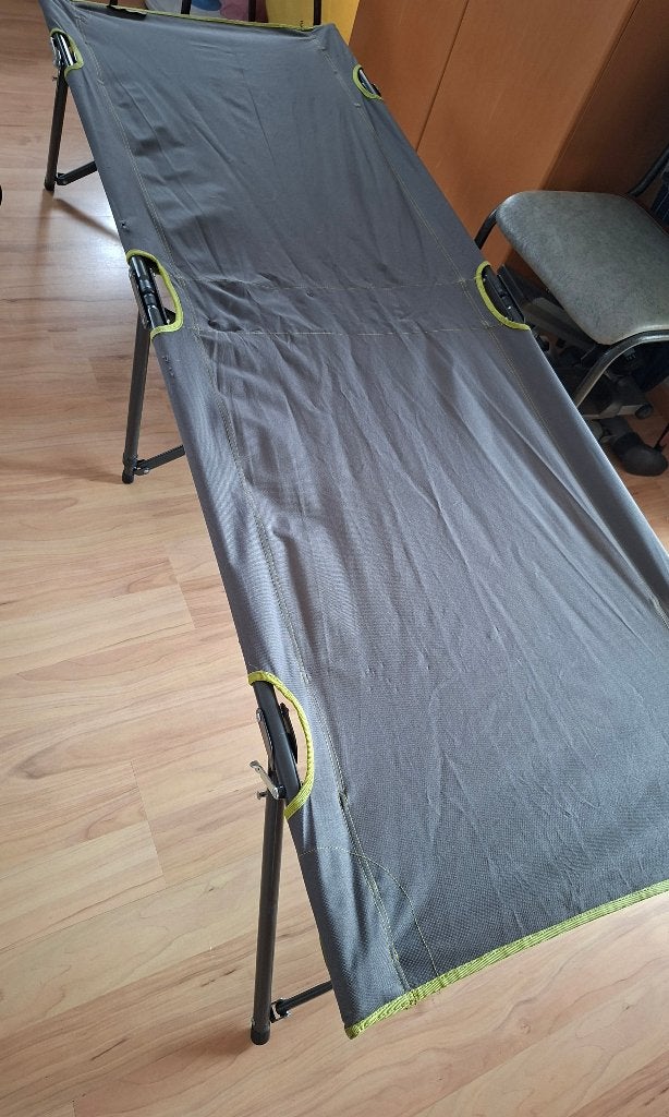 Veldbed, Enlèvement, Utilisé