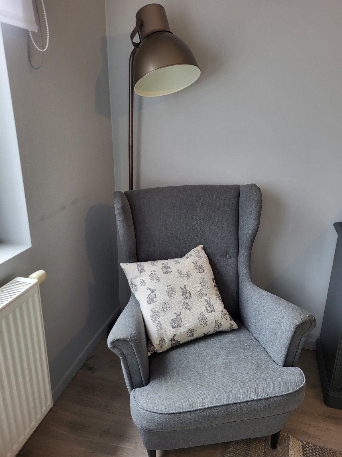 Fauteuil + lamp: voor in babykamer, kinderkamer, living, ..., Huis en Inrichting, Fauteuils, Ophalen