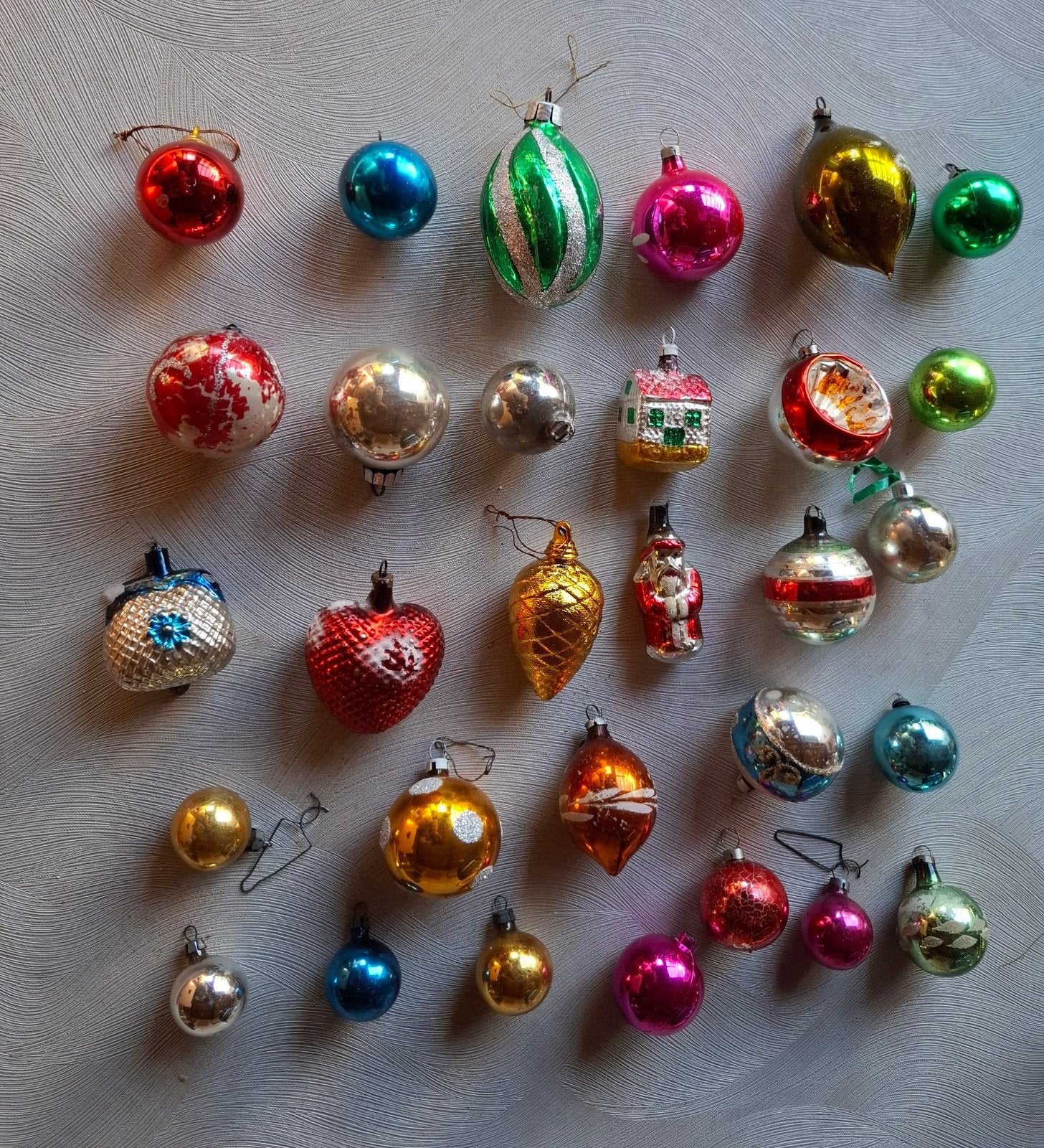 Vintage kerstballen, Enlèvement ou Envoi, Utilisé