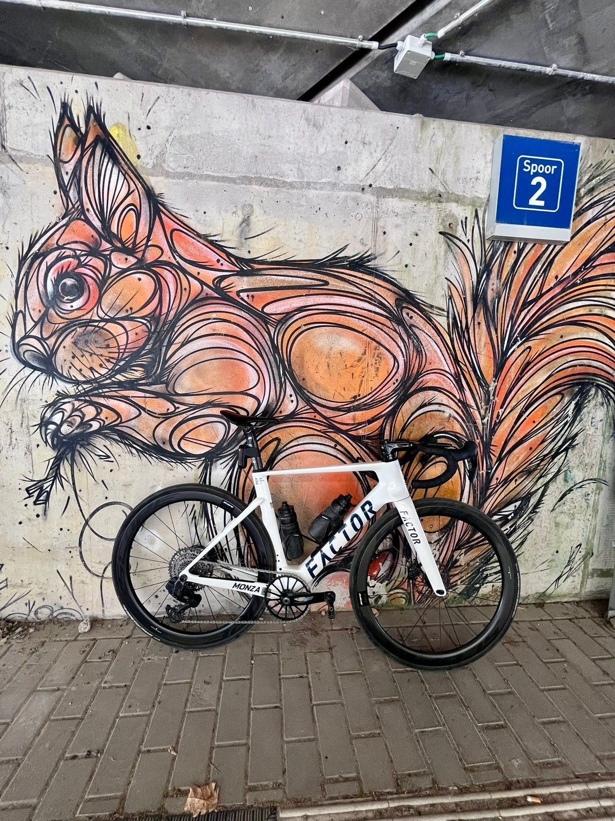 Factor Monza, Comme neuf, Enlèvement, 53 à 57 cm, Carbone