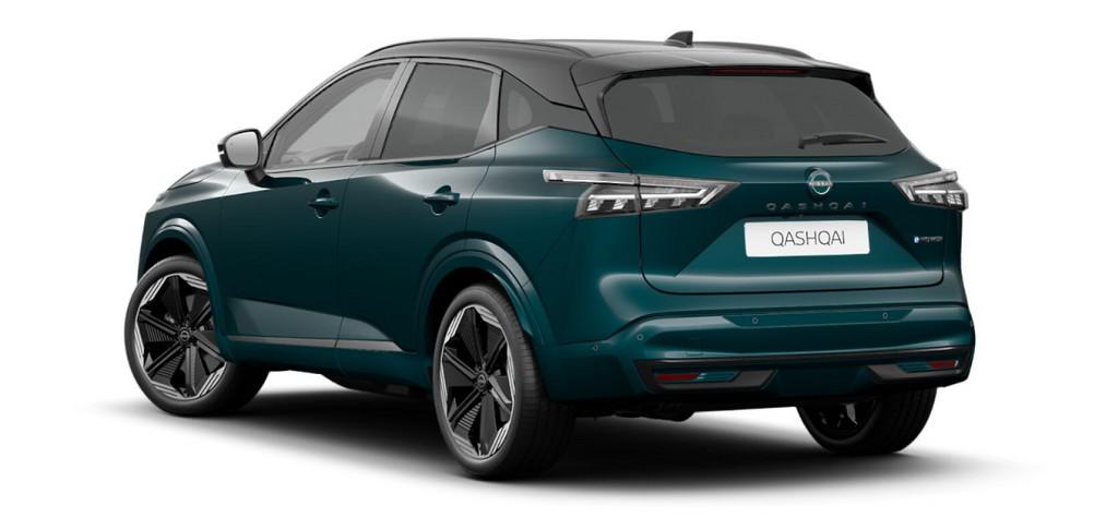 Nissan Qashqai e-POWER N-Design NIEUW!, Auto's, Nissan, 118 g/km, Stof, 750 kg, Zwart