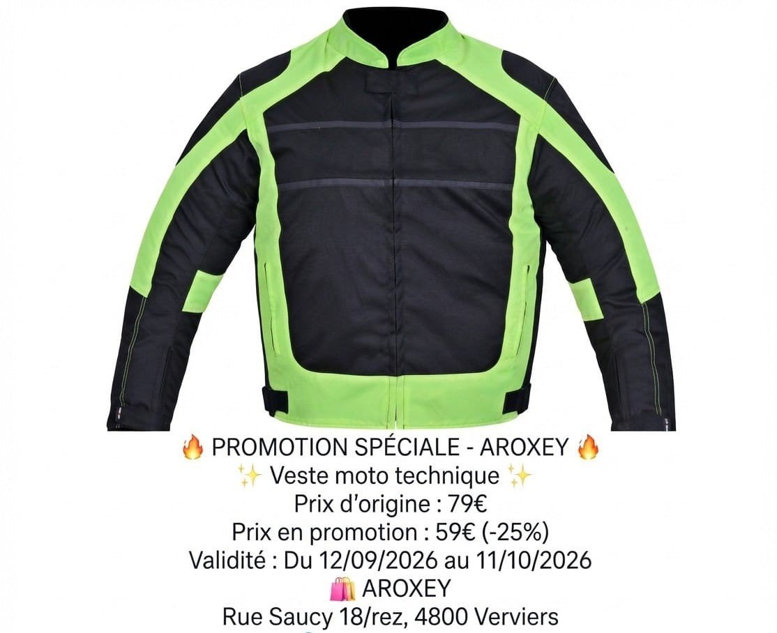 veste de Moto textile cordura 600D neuf CE protecteurs, Envoi, Neuf, avec ticket, Manteau | tissu
