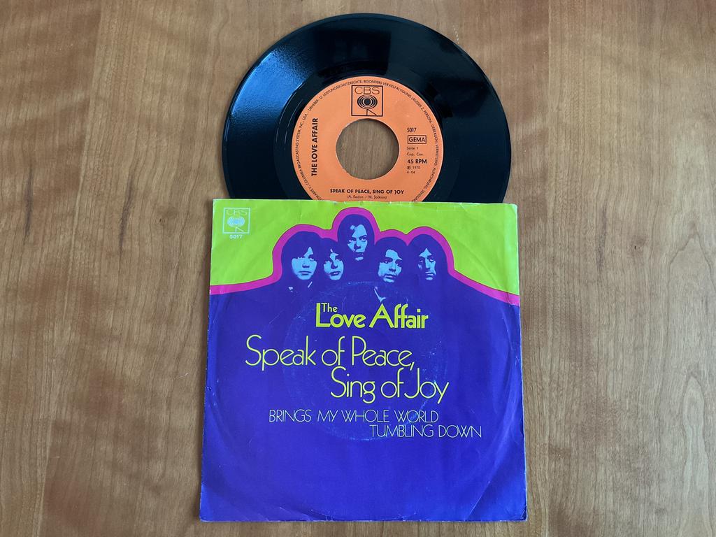 The Love Affair - Speak Of Peace, Sing Of Joy., Enlèvement ou Envoi, Utilisé