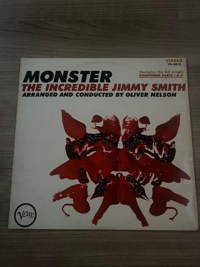 JIMMY SMITH - MONSTER, Cd's en Dvd's, LP, Gebruikt, Ophalen of Verzenden, Beschermende buitenhoes