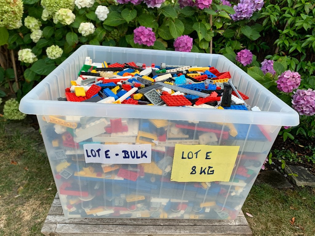 LEGO: SUPERLOT BULK LOT E - 8 KG, Enlèvement ou Envoi, Utilisé, Briques en vrac, Lego