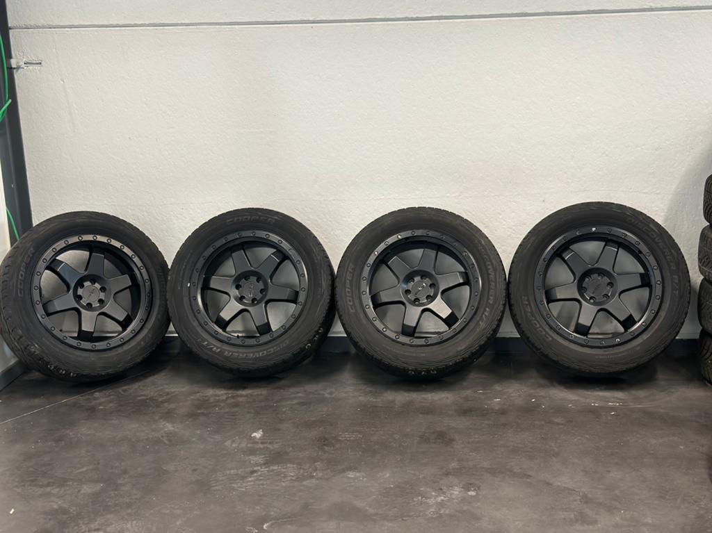 Velgen 4x4 Rotiform+Cooper Discoverer m+s 285/50/R20 banden, Gebruikt, Ophalen of Verzenden, All Season, Band(en)