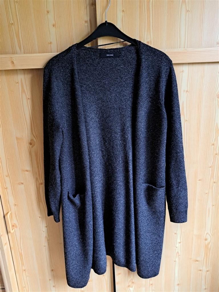 Lange vest donkergrijs maat XL, Kleding | Dames, Truien en Vesten, Vero Moda, Maat 42/44 (L), Ophalen of Verzenden, Zo goed als nieuw