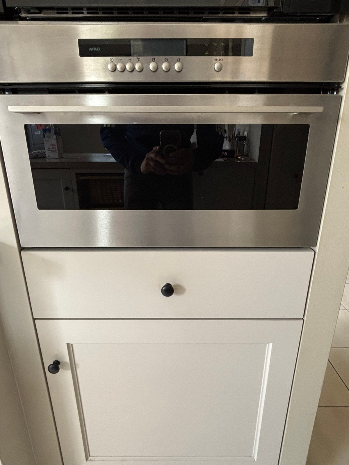 Stoomoven atag duur merk werkt nog prima, Enlèvement, Comme neuf, Atag, Four à vapeur
