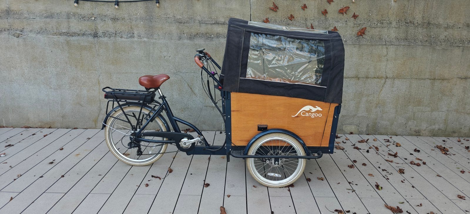 cangoo elektrische bakfiets, Ophalen, Gebruikt
