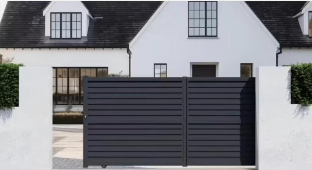 schuifpoort CERIL, Enlèvement, Utilisé, Aluminium, Porte coulissante