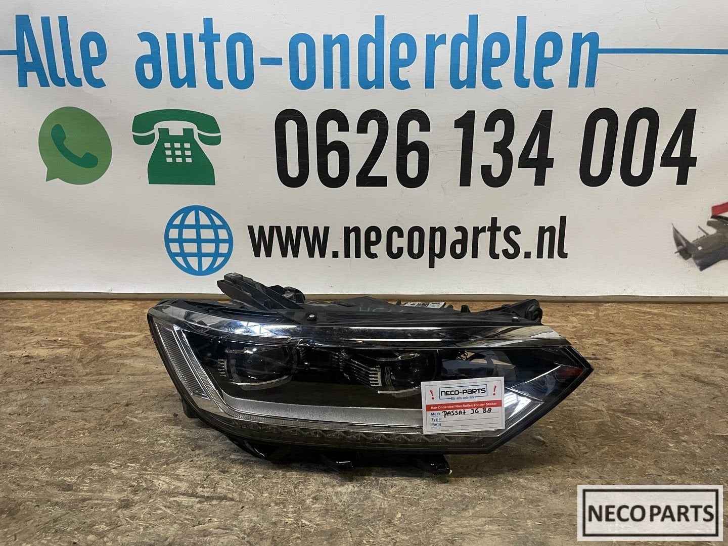 VW PASSAT B8 3G FULL LED KOPLAMP 3G1941082J ALLES LEVERBAAR, Volkswagen, -, Utilisé, -