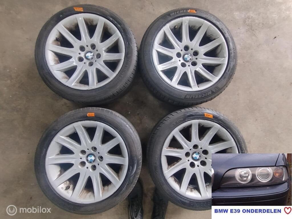 Diverse BMW velgen (E39, E60/61 etc.) per stuk of per set., Gebruikt, Velg(en), 17 inch, Ophalen of Verzenden
