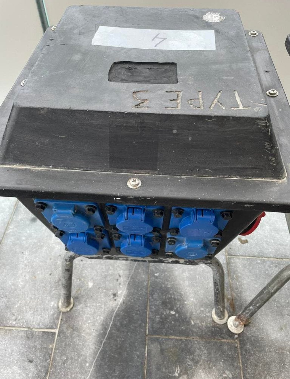 Werfstroomverdeler 32A Werfpaddestoel Werfchampion, Ophalen, Gebruikt