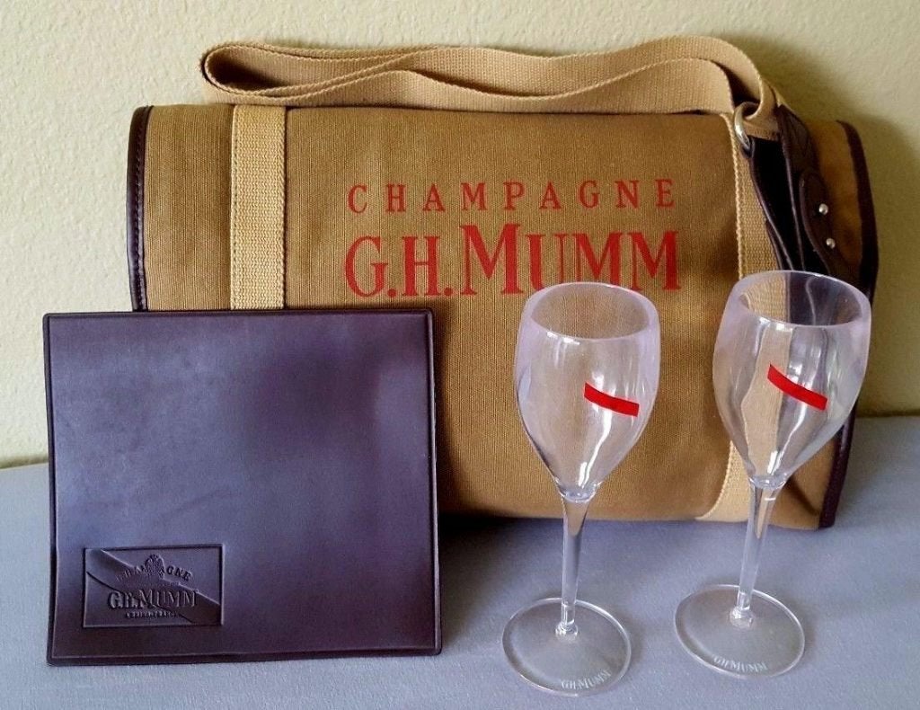Reistas G.H. MUMM Champagne, Verzamelen, Ophalen of Verzenden, Gebruikt, Champagne