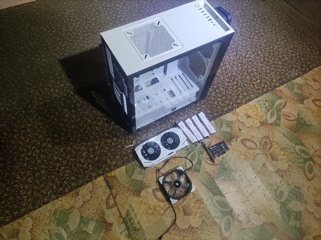 Kit PC de conception blanche 1080p, Informatique & Logiciels, Enlèvement, Comme neuf
