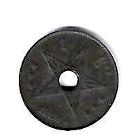 congo 1 centime 1888 km1 xf++, Timbres & Monnaies, Monnaies | Afrique, Enlèvement ou Envoi, Autres pays, Monnaie en vrac