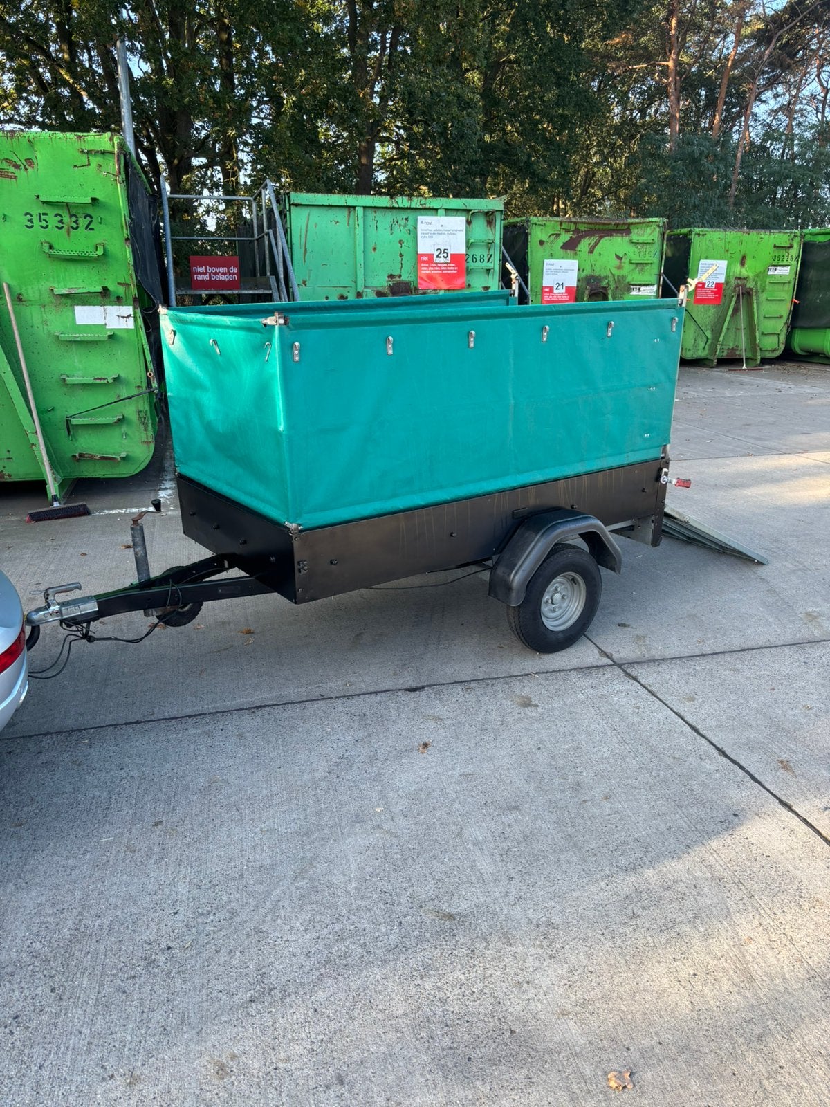 Aanhangwagen 750kg, Ophalen of Verzenden, Gebruikt