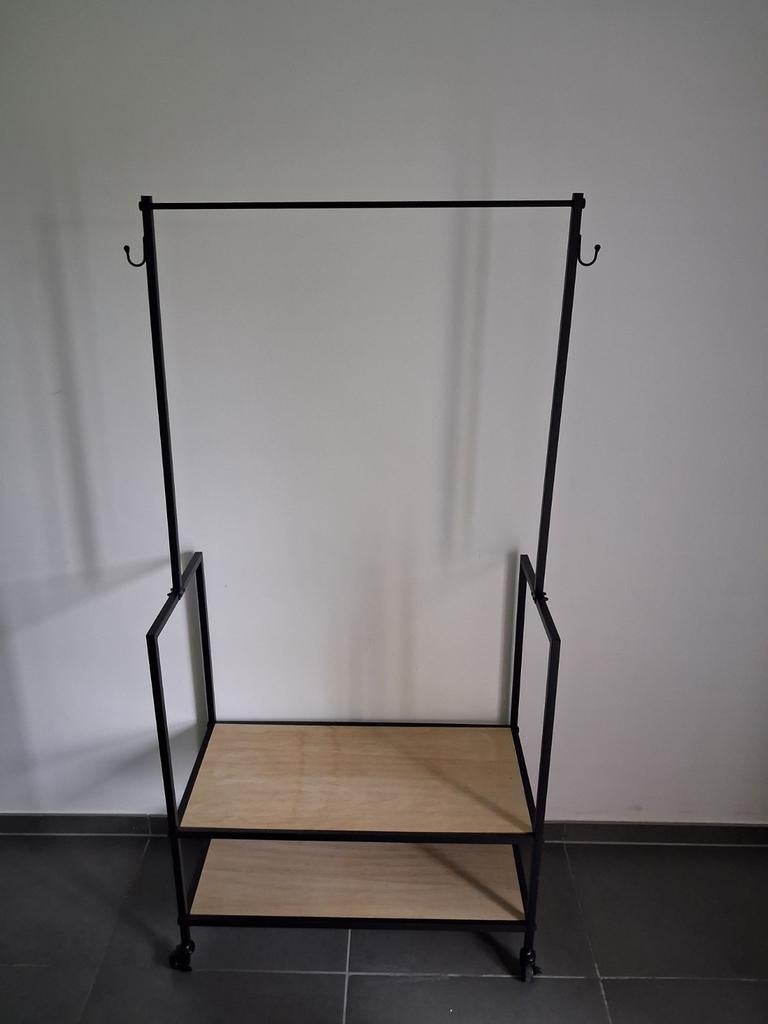 Kledingrek met 2 lagen, Ophalen