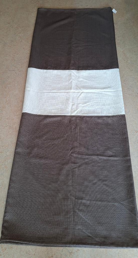 2 lappen stof bruin/beige voor overgordijnen (?) 260x180cm, Hobby & Loisirs créatifs, Tissus & Chiffons, Neuf, Enlèvement ou Envoi