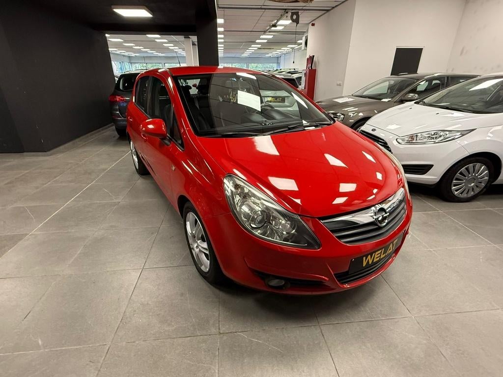 OPEL CORSA SPORT 1.2 MOTOR BENZINE /FIETSHANGER TREKHAAK, Autos, Opel, Entreprise, Achat, Corsa, Attache-remorque, Essence, Rouge