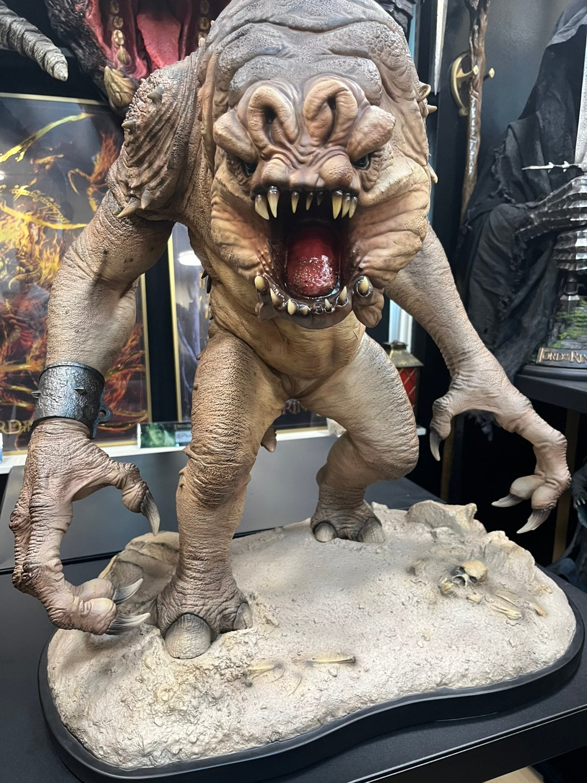Sideshow rancor deluxe star wars 1:6, Ophalen of Verzenden, Zo goed als nieuw