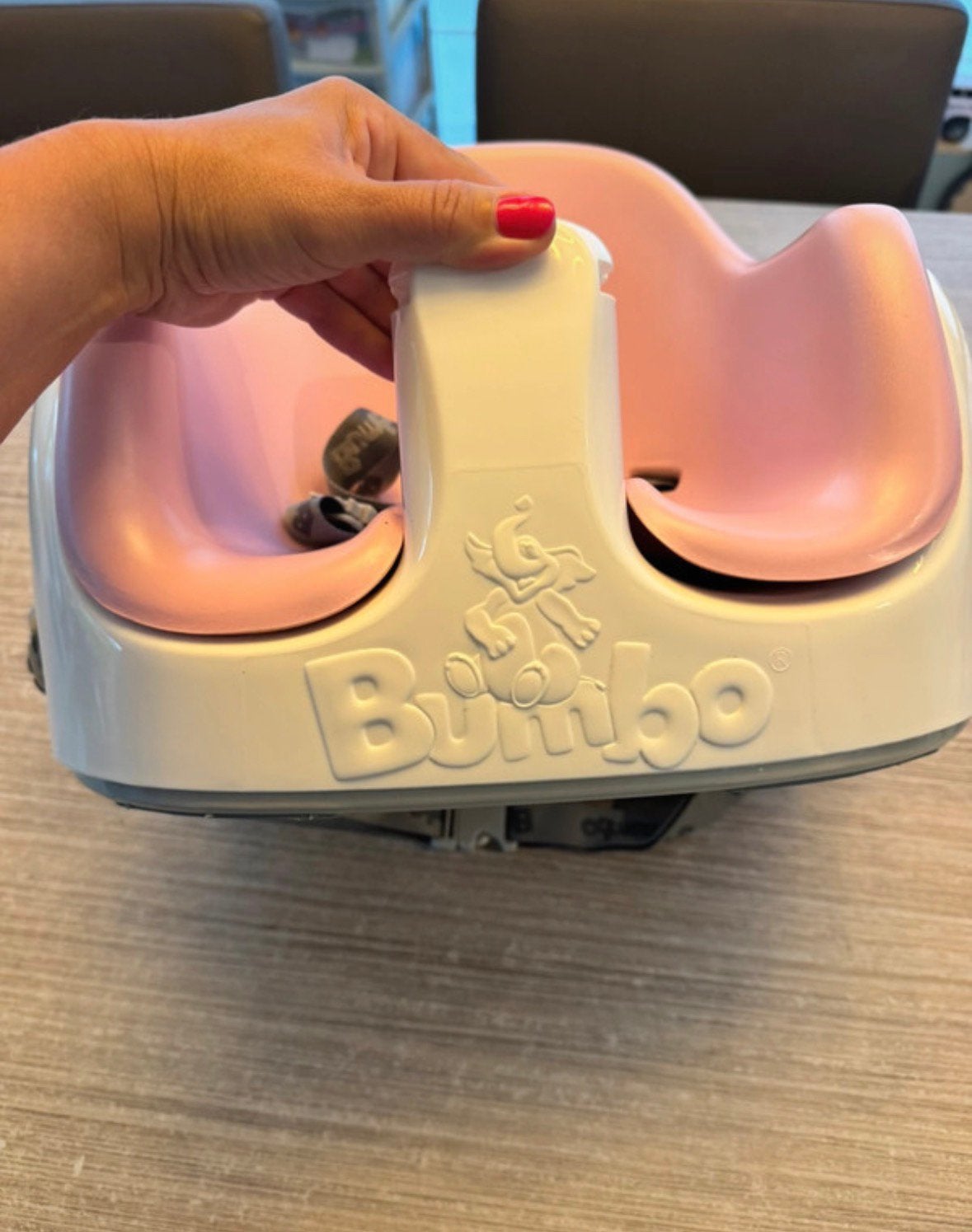Siège multifonctions Bumbo en cuir chiné, Enlèvement ou Envoi, Comme neuf