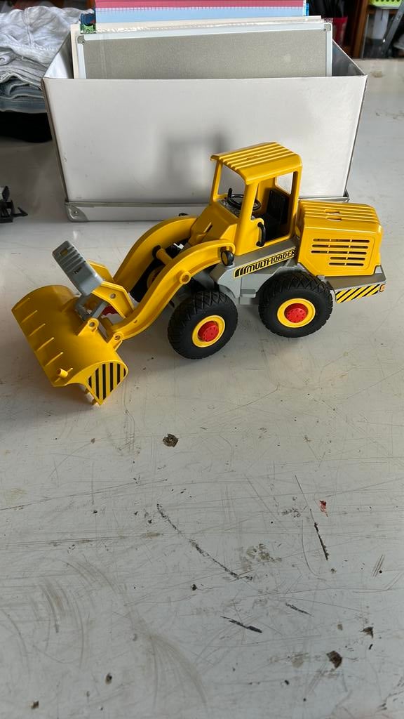 Bulldozer playmobil, Kinderen en Baby's, Speelgoed | Playmobil, Ophalen, Zo goed als nieuw