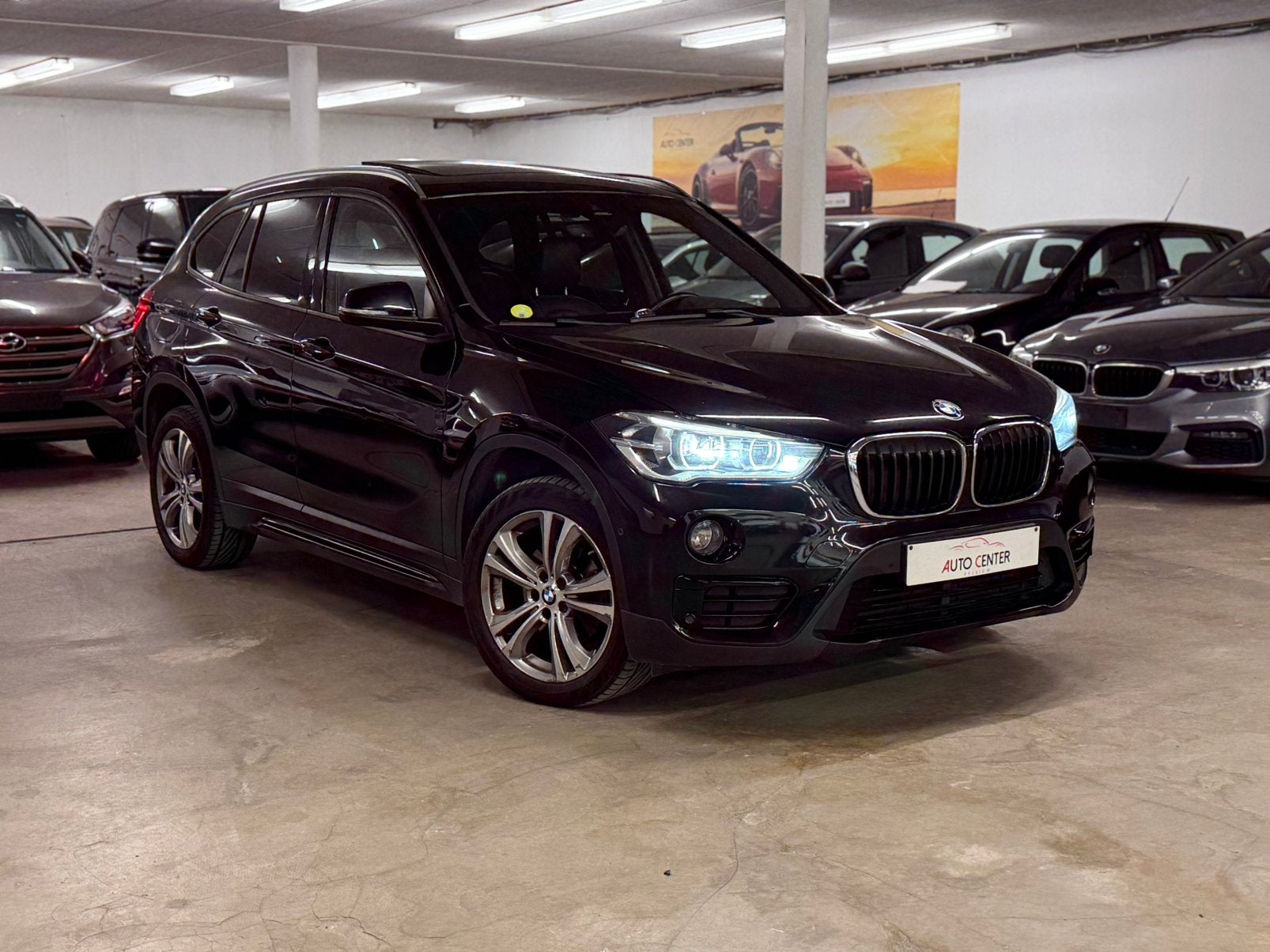Bmw X1 2018 sdrive 18d 185.000km trekhaak Keuring+garantie, Auto's, 1995 cc, Zwart, Bedrijf, Cruise Control