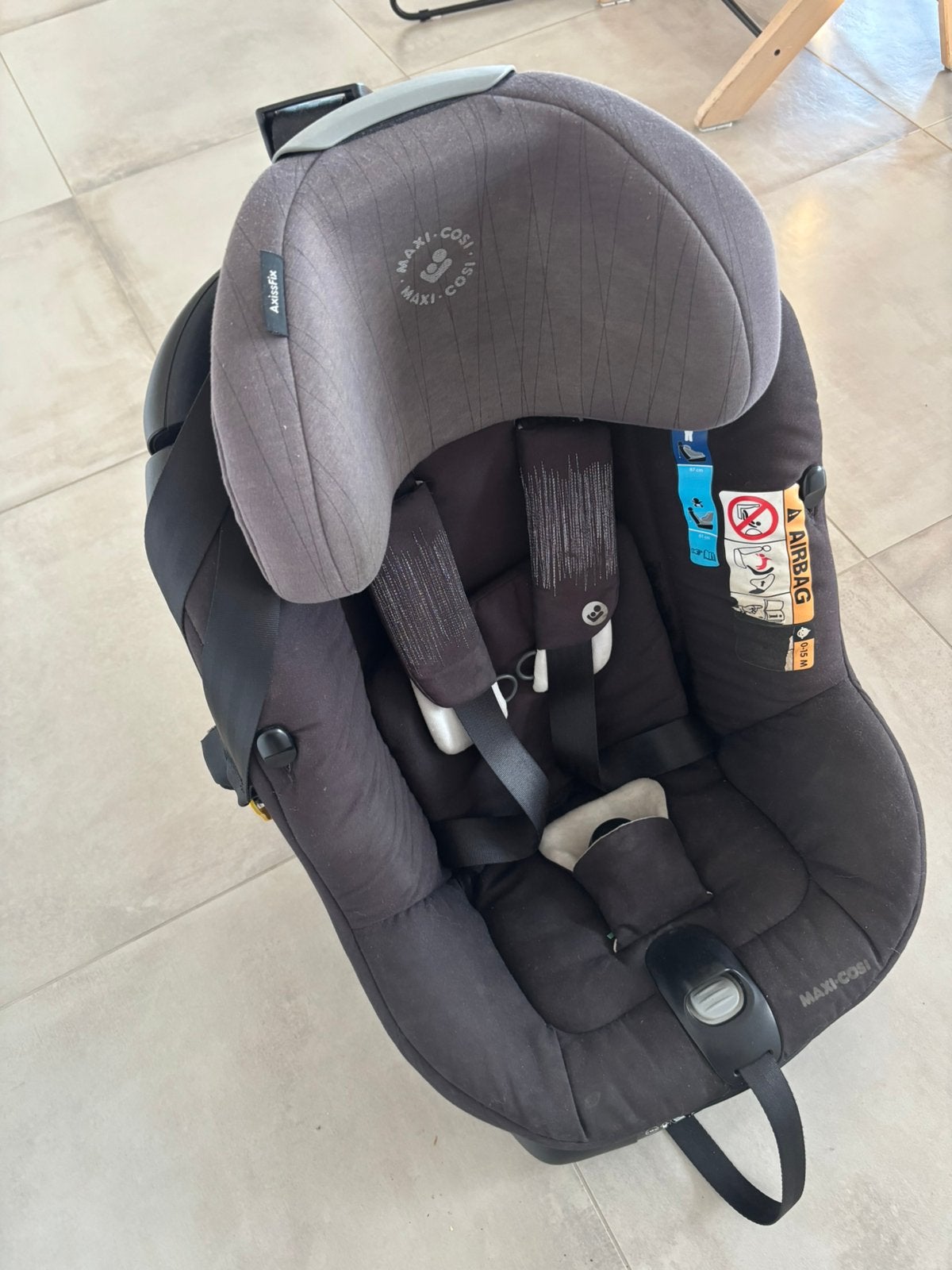 Axissfix maxi-cosi autostoel draaibaar, Kinderen en Baby's, Ophalen, 9 t/m 18 kg, Zo goed als nieuw, Isofix
