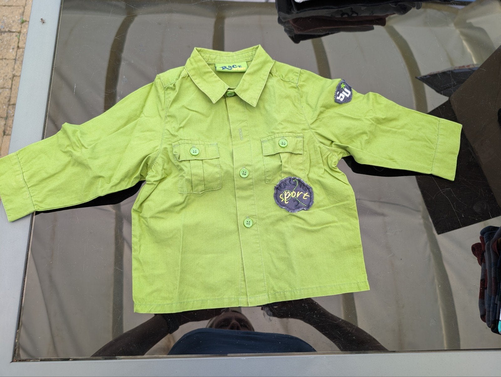 Chemise à manches longues, Enfants & Bébés, Garçon, Enlèvement ou Envoi, Race sport, Chemise ou Chemisier