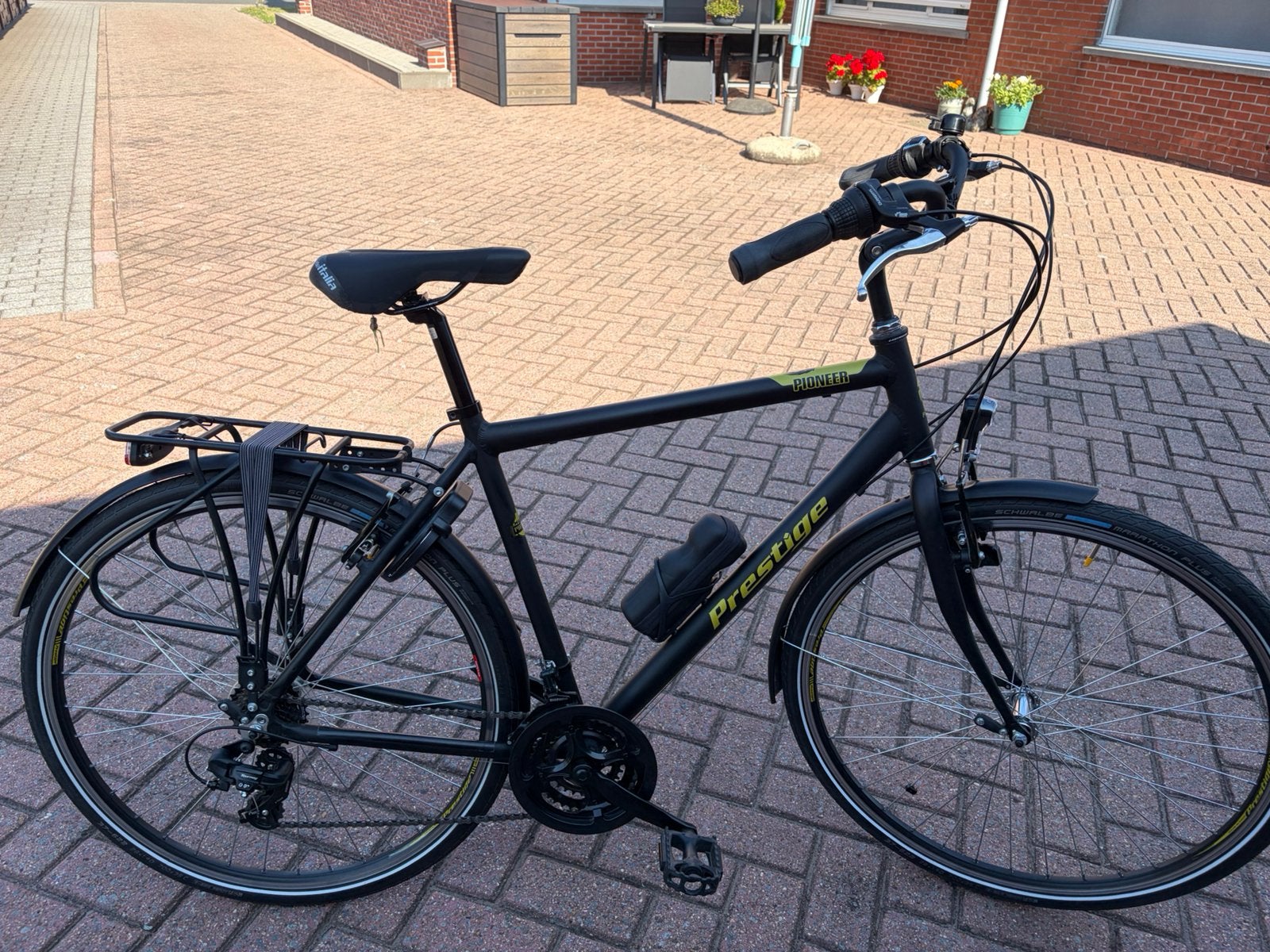 Prestige herenfiets, 28 inch, Gebruikt, Velgrem, Meer dan 20 versnellingen