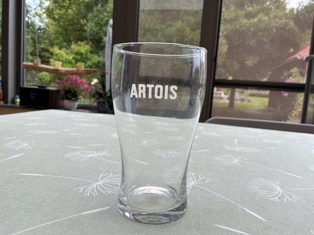 Zeldzaam vintage Stella bierglas, Verzamelen, Ophalen of Verzenden, Zo goed als nieuw, Glas of Glazen, Stella Artois