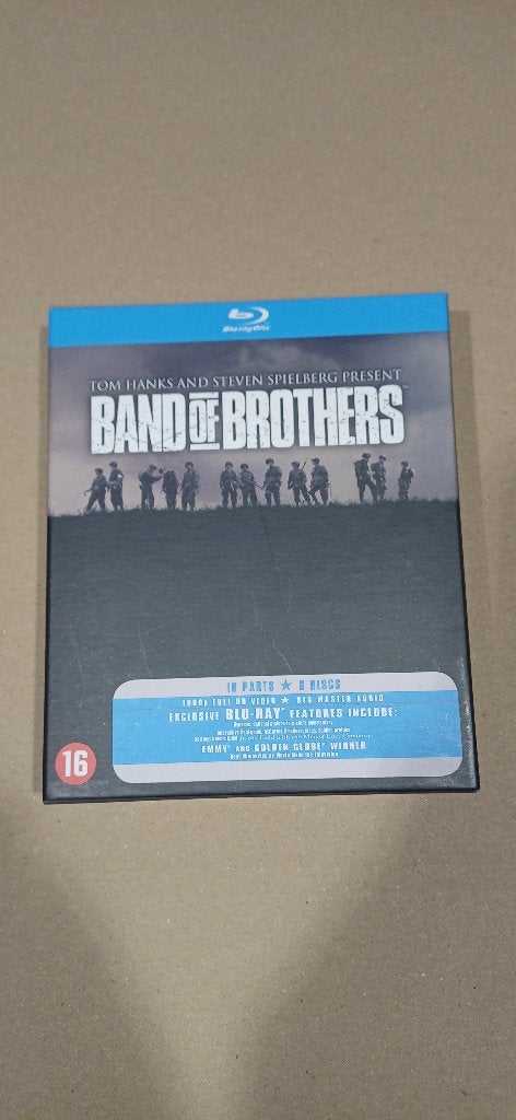 6 DVD - Band Of Brothers - WW2 - Blue Ray, Cd's en Dvd's, Ophalen of Verzenden, Engels, Complete serie, Nederlands