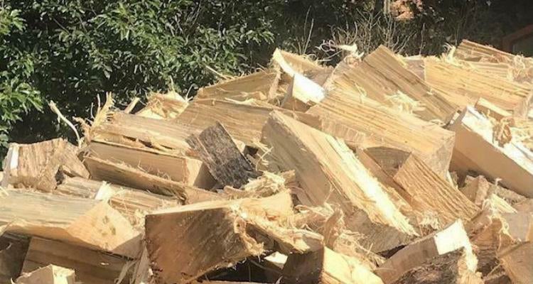 Gekloven brandhout droog voor volgende winter, Tuin en Terras, Brandhout, Verzenden, Blokken