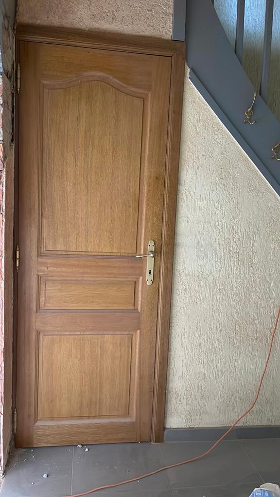 4 massief houten deuren, Doe-het-zelf en Bouw, Deuren en Vliegenramen, Ophalen, Gebruikt, Hout, Binnendeur