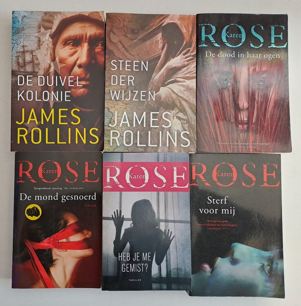 Thrillers & Detective & Oorlog (9), Ophalen of Verzenden, Gelezen
