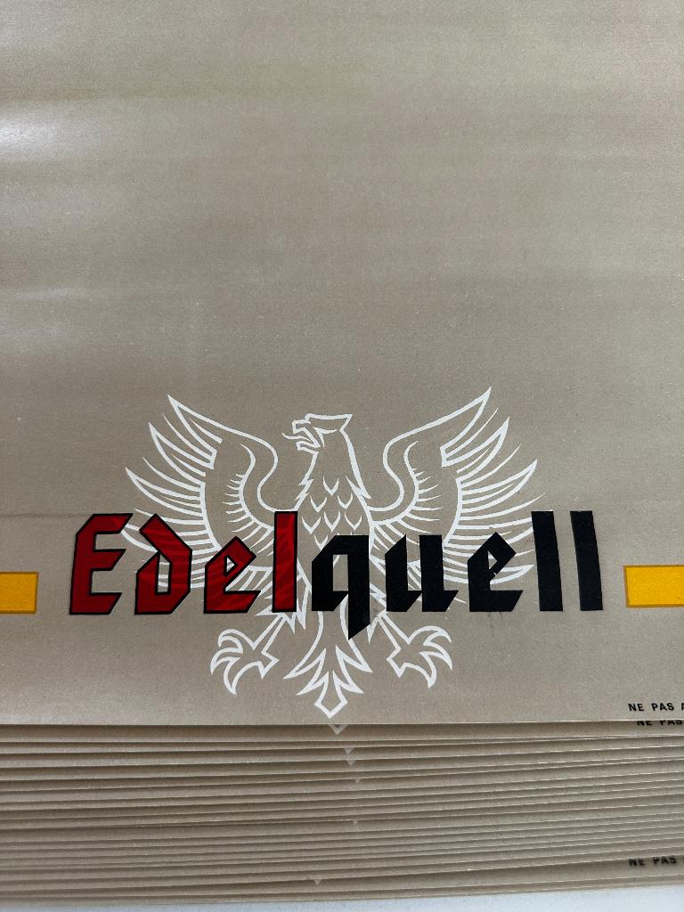 Bier / brouwerij - Vintage Edelquell drukkersvellen affiches, Ophalen of Verzenden